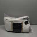 Small Dog Car Seat, Portable Dog Seat with Soft Washable Cushion,Center Console Dog Car Seat for Small Dogs Up to 13lbs(White)