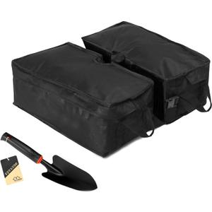 Ourdoor Umbrella Base Bag, 90 lbs Base Weight, Includes Sand Filling Shovel, Perfect for Patio, Beach (Detachable)