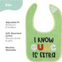 The Peanutshell Baby Boy or Girl Terry Bibs Set of 8-100% Cotton, Soft, Absorbent Baby Bibs, Unisex Toddler Boy or Girl Set, Newborn & Infant - Han-Gry