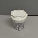 Pill Dispenser with 7 Large Compartments - Portable Pill Organizer for Travel, Anti-Mix Design & Wide Opening Design, Easy Access to Vitamin Dispenser, Includes 20 Blank Stickers (White)