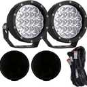 BIGLION.X Pair 160w 5 Inch Round Led Offroad Driving Lights Fog Lights 18800LM Offroad Spot Light Driving Light Pods Light Bar with Wiring Harness 12V 24V for Car Trucks SUV UTV ATV