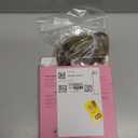 CJL HAIR Messy Bun Hair Piece Curly Hair Bun Extensions with Straight Tails Synthetic Hair Scrunchies Ponytail Hairpieces for Women Brunette/Butter Blonde