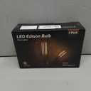 DAYBETTER 4 Pack Vintage LED Edison Bulbs, E26 Led Bulb 60W Equivalent, Dimmable Led Light Bulbs, High Brightness 800 LM Warm White 2700K, ST58 Antique LED Filament Bulbs, Clear Glass Style for Home