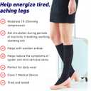 Neo-G Travel Compression Socks For Women - Energizing tired, aching legs. Perfect flight companion, great for long periods of inactivity - Graduated Compression Socks