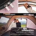 EchoSmile Pop Up Camping Tent, 4 Person Easy Setup Tent, Water Resistant Dome, Portable with Carry Bag