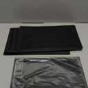 Floor Vent Covers Rectangle Air Vent Screen Cover Magnetic PVC Vent Mesh Floor Register Cover Plastic Vent Screen for Wall Ceiling Floor Catch Debris Hair Insect (Black, 8 x 14 Inch)