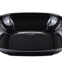 24 oz 7x7 RPER Square Bowl Base Black 300 count