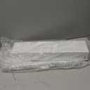 Nursery Book Shelves Set of 6, White Metal Floating Shelves for Wall, 16 Inch Scalloped Book Shelf for Kids Room, Bathroom, Bedroom, Playroom Wall Decor & Storage