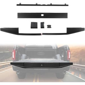 Tailgate Cover Molding Trim for Ford F150 15-20, Combined Tailgate Step Center Flexible Flex Step Protector Cap Top Trim for Ford F150 2015-2020 Accessories, Replace #FO1904135#FL3Z9940602B