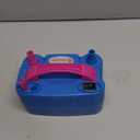 IDAODAN Electric Balloon Pump, Portable Electric Balloon Blower Machine Balloon Air Pump Dual Nozzle Rose Red 110V 600W Balloon Inflator for Party Decorations