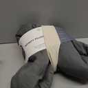 Huzi Infinity Pillow - Home Travel Soft Neck Scarf Support Sleep (Grey)