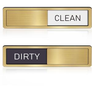 Dishwasher Magnet Clean Dirty Sign - Dishwasher Magnet Sign - Clean & Dirty Dishwasher Slider Indicator - Kitchen Signs