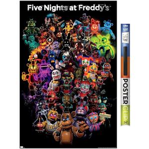Trends International Five Nights at Freddy's: Special Delivery-Collage Wall Poster, 22.375" x 34", Unframed Version, Pack of 2