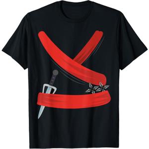 Ninja Costume Halloween Lover Ninja Uniform T-Shirt, S Size