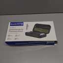 Auarte 12 in 1 Accessories Set for Playstation Portal Remote Player, Hard Carrying Case for PS Portal with Clear Skin Case for PS5 Portal, 2 Screen Protector with 4 Thumb Grip (Carbon Black)