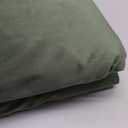 MIULEE Velvet Curtains Olive Green Elegant Grommet Curtain Thermal Insulated Soundproof Room Darkening Curtains/Drapes for Classical Living Room Bedroom Decor 52 x 84 Inch Set of 2