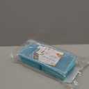 Silicone Freezer Tray With Lid - Soup Freezer Container Molds Set Makes 2-Cup & 1-Cup 1/2-cup Portions Cubes Perfect for preparing meals in different Portion Sizes Oven & Dishwasher-Safe (Blue)