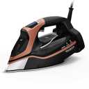 Rowenta Iron Steam Force Pro Steam Iron for Clothes, 1850 Watts, 5 Presets Smart Screen, Stainless Steel Soleplate, HighEfficiency Handheld Steamer Ironing, AntiDrip Protection, Black Copper, DW9580