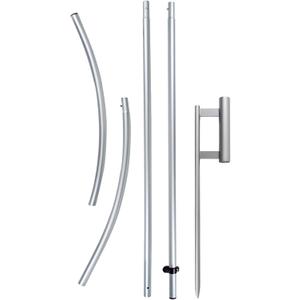 for 8ft Swooper Flags Flagpoles with Ground Spike, Feather Flag Pole Kit 11ft Upgraded Robustness