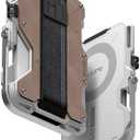 Aulumu G03 Men's Wallet Leather Metal Card Case • Compatible with MagSafe • Multi Function • Mobile Phone Stand/Grip • Bottle Opener • RFID Shielding Cards