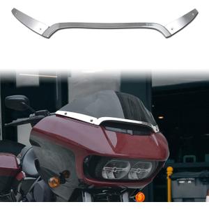 Split Windscreen Trim Kit for Harley Road Glide 15-24, Aluminum Split Windshield Side Trim Center Trim for Harley Touring Road Glide Ultra FLTRU FLTRX Special FLTRXS 2015-2024 Accessories