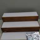 3 Tier Wine Rack with Light LED Liquor Bottle Display Case Acrylic Illuminated Bar Bottle Display Shelf RGB Lighting for Home Commercial Bar Party by Wood