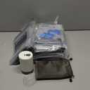 15 Packs Vacuum Bags for Travel with Rechargeable Pump, 3 Sizes Vacuum Seal Bags for Clothing, Compression Vacuum Travel Bags for Luggage, Vacuum Packing Bags for Closet Organization