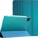ProCase Smart Case for iPad Pro 11 Case 2021 2020 2018, Slim Stand Hard Back Shell Smart Cover for iPad Pro 11 Inch 3rd Generation 2021/ 2nd Gen 2020 / 1st Gen 2018 -Teal (Emerald)