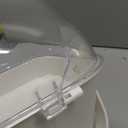 NestOrganix Makeup Organizer Skincare Organizers  Cosmetic Display Cases with Transparent Cover, SkinCare Organizers for Bathroom Countertop, Bedroom Vanity Desk, Lipstick Organizer, White