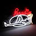 Game Neon Sign for Playroom Decor,Paradise Led Lights for Man Cave Gaming Room Internet Bar or Bedroom Decoration.5V USB Powered,Easy Hanging.