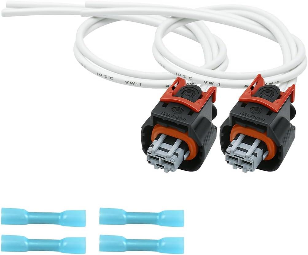 HZEL Injector Pigtail Connector, OEM# PT3739 19368140 Multi-Purpose Harness Wire Plug Pigtail Kit, Fuel Injector Connector Replacement, Compatible with L5P Engine V8 6.6L Equipment