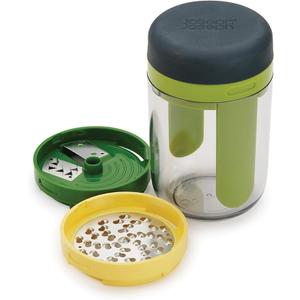 Joseph Joseph Spiro Hand Held Vegetable Slicer Spiralizer, Spaghetti Zoodle Zucchini Noodle Food Maker, Dishwasher Safe - Green