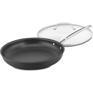 Cuisinart Chef's Classic Nonstick Hard Anodized 12" Nonstick Skillet with Glass Cover
