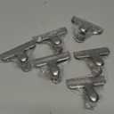 6 Pack Bag Clips, Stainless Steel Chip Clip, Chip Clips Bag Clips Food Clips, Bag Clips for Food, Heavy Duty Air Tight Seal Kitchen Clips Snack Clips Food Bag Clamp Clips (Silver)