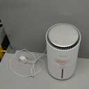 MistFree Evaporative Humidifier for Bedroom, 3L No White Dust for Sensitive Individuals, Auto Humidity Control, Works with Tap Water, Night Light, Easy Clean Tank for Home & Small Room