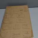 Pure Bamboo Bread Box, Roomy Bread Storage Container, Keeps Homemade Bread Fresh and soft, Easy to Assembly Breadbox for Kitchen Countertop (Black)