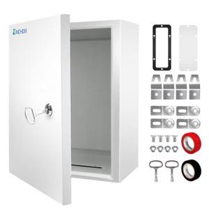 Outdoor Electrical Box 24 x 16 x 10'' Nema 4X Enclosure Waterproof Junction Box Electrical Enclosure Lockable Weatherproof Enclosure Box