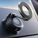 JOYROOM Magsafe Suction Cup Phone Mount, Vacuum Magnetic Phone Holder for Car, 360 Metal Strut Magsafe Car Mount for iPhone 16 Pro Max Plus/iPhone 15 14 13 12 & Android Magsafe Case, Black