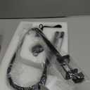 Led Desk Lamps for Home Office - Eye Caring Architect Lamp with Clamp, Double Head Computer Monitor Work Desk Light with Remote Control: 24W Flexible Dimmable Desktop Table Lamp (Black Plus)