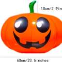 Thanksgiving Party Decorations Inflatable Pumpkin Shape Remote Control Led 23 Inches Pumpkin for halloween Holiday Outdoor Yard Indoor Hanging Decorations with Waterproof Multicolor (23" Cute Pumpkin)