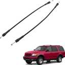 COOL STAR 2Pcs Tailgate Cables Compatible with Ford Expedition 1997-2002 Rear Cargo Door Latch Tailgate Release Cable Replaces F2UZ15264A65B F2UZ-15264A65-B