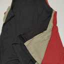 Sweetyweee 3 Pack Women's Ribbed Tank Tops High Neck Sleeveless Knit Tees 95% Cotton Slim Fitted Basic Cami Undershirts(Large,Black, Burgundy, Pea Green)