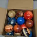 BBTO 20 Pcs Solar System Stress Balls Anti Stress Solar Planets Balls for Adult Planet Bouncy Space Toys Kids Children Early Learning Space Themed Gift