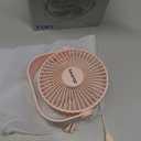 Gaiatop USB Desk Fan, 3 Speeds Strong Airflow, 5.5 Inch Portable 90° Rotate Quiet Cooling, Small Personal Table Fans for Bedroom Home Office Travel Pink