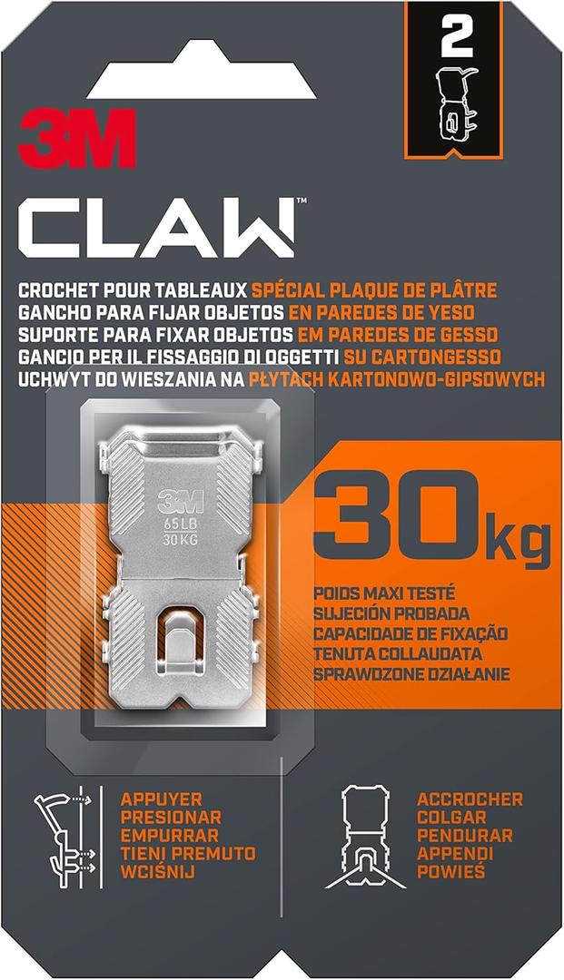 3M CLAW 3PH30-2WMR 3PH30-2WMR 2 Hooks Steel