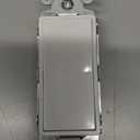 Leviton 15 Amp Decora LED Illuminated Light Wall Switch Single-Pole, L5611-2W, White