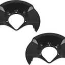 cciyu 45255-6NA-A00,45255-SNA-A00 Brake Dust Shields Front Left & Right Fit for Honda for Civic 2006-2011, Black Brake Backing Plates 2PCS