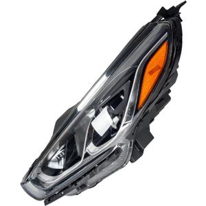 PHILTOP Headlights Assembly Compatible with 2018 2019 Hyundai Sonata,Black Housing Clear Lens Amber Reflector,Halogen Headlamps Left & Driver Side