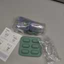 2 Pack Silicone Baby Fruit Feeder with Mini Freezer Tray, Breastmilk Popsicle Molds for Baby Teething Relief, Fresh Food Feeder for Safe Infant Self Feeding, Extra Food Pouches (Blue/Green)