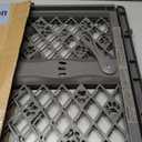 MYPET North States Paws Portable Pet Gate: 26-40" Wide. Pressure Mount. No Tools Needed. Made in USA, 23" Tall, Expandable, Durable Dog Gates for Doorways, Fieldstone Gray